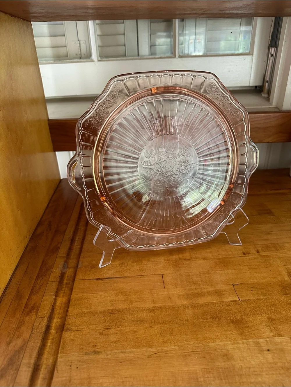 Anchor Hocking Depression Glass Cake Plate